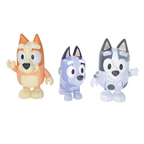 Bluey Primos: Bingo, Muffin & Socks Figuras (13040)