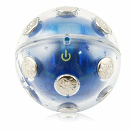 Bola de choque azul, bola de choque de patata caliente, bola brillante, juego eléctrico impactante para la fiesta de Navidad, divertido regalo de broma para el juguete de entretenimiento de fiesta