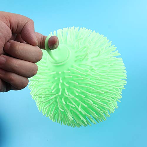 Bola gigante Jiggly – Bola de estrés para niños – Bola gigante para niños 3+ – Aplastar y aplastar la pelota juguetes sensoriales y juguetes sensoriales gigantes para niños (verde)