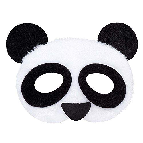 Boland 56721 Máscara Panda de Peluche, Disfraz, One Size