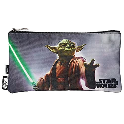 Bolsa AC286-8 de Sheaffer con Yoda de Star Wars, Resistente a tinta y líquidos, 10 x 5.5 x 0.3 inches