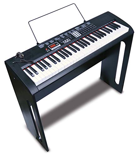 Bontempi 6130 - Bandeja de 61 Teclas con Patas, 16 6130