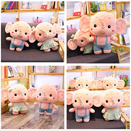 Boosns Peluche Elefante pequeño Los Amantes del Animal de Peluche Elefante (Hembra)