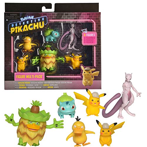 Boti Europe B.V. 97602 Pokémon Multi Pack, 6 figuras, cada una aprox. Tamaño: 5 cm, multicolor