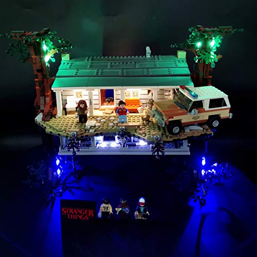 BouBou Kit De Iluminación con Luz Led Solo para Lego 75810 Stranger Things The Upside Down World