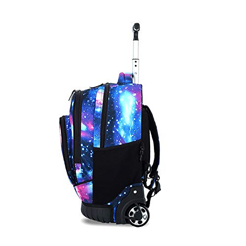 BOZONLI Bolsas Escolares Mochilas Escolares con Ruedas, Mochila Trolley Mochila Ruedas Equipaje Infantil niños Cabina de Equipaje Maleta Trolley para Niñas y Niños