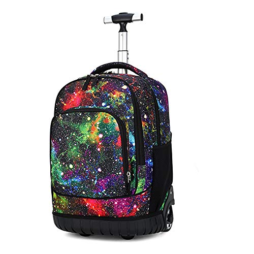 BOZONLI Bolsas Escolares Mochilas Escolares con Ruedas, Mochila Trolley Mochila Ruedas Equipaje Infantil niños Cabina de Equipaje Maleta Trolley para Niñas y Niños