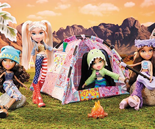 Bratz Music Festival Tent Tela, De plástico casa de muñecas - Casas de muñecas (304,8 mm, 81,3 mm, 304,8 mm, Caja con ventana, Hoguera de juguete, Guitarra de juguete, Juego de muebles, 2965 pieza(s))