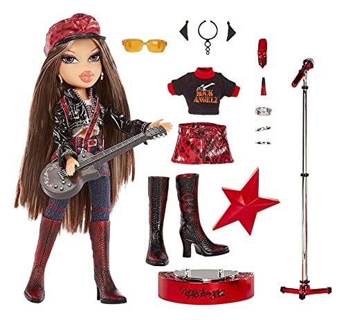 Bratz Rock Angelz Muñeca de Moda de edición Especial 20 Cloe-Incluye Guitarra, Ropa, Accesorios, póster y más-Reedición Favorita de los Fans-Coleccionable-Edad: 7+ años, Color (577782)