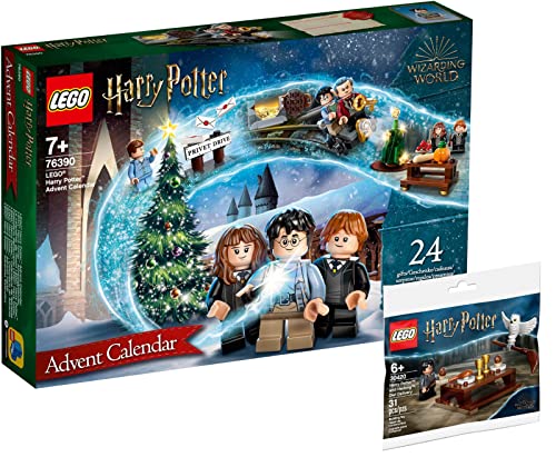 BRICKCOMPLETE Lego 76390 - Calendario de Adviento de Harry Potter y bolsa de plástico 30420 Harry Potter y Hedwig