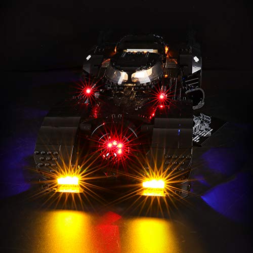 BRIKSMAX Kit de Iluminación Led para Lego Batmobile,Compatible con Ladrillos de Construcción Lego Modelo 76139, Juego de Legos no Incluido