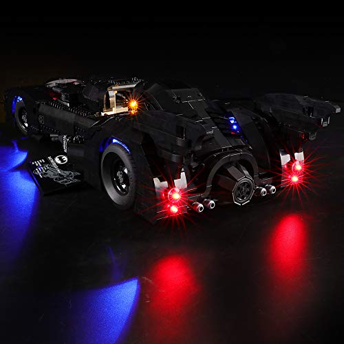 BRIKSMAX Kit de Iluminación Led para Lego Batmobile,Compatible con Ladrillos de Construcción Lego Modelo 76139, Juego de Legos no Incluido