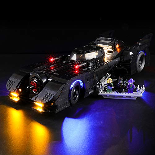 BRIKSMAX Kit de Iluminación Led para Lego Batmobile,Compatible con Ladrillos de Construcción Lego Modelo 76139, Juego de Legos no Incluido