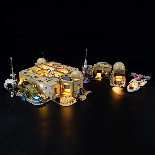 BRIKSMAX Kit de iluminación LED para Lego Star Wars Mos Eisley Cantina, complemento de Juego de Luces LED para Lego Set 75290 (no Incluye Modelo Lego)