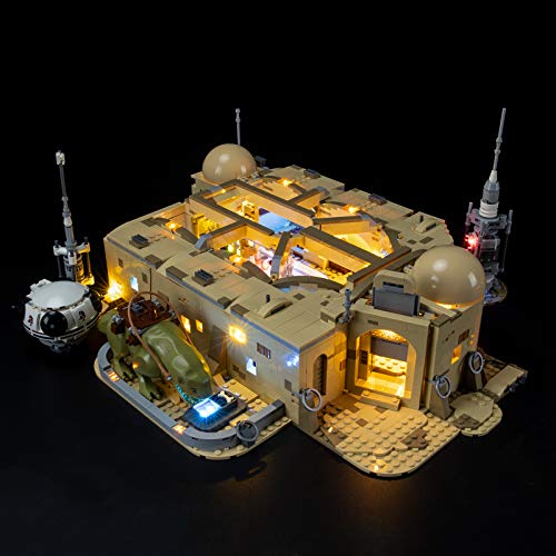 BRIKSMAX Kit de iluminación LED para Lego Star Wars Mos Eisley Cantina, complemento de Juego de Luces LED para Lego Set 75290 (no Incluye Modelo Lego)