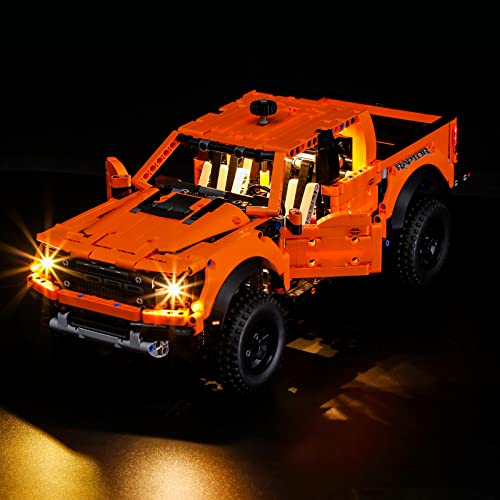 BRIKSMAX Kit de iluminación LED para Lego Technic Ford F-150 Raptor - Compatible con Lego 42126 Building Blocks Model- No incluir el Conjunto de Lego