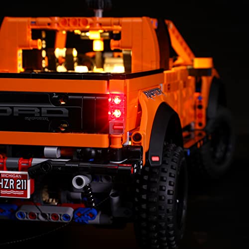 BRIKSMAX Kit de iluminación LED para Lego Technic Ford F-150 Raptor - Compatible con Lego 42126 Building Blocks Model- No incluir el Conjunto de Lego