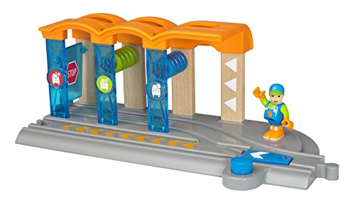 BRIO-33874 BRIO 33874-Smart Tech Túnel de Lavado para Locomotora Inteligente, Multicolor (33874) , color/modelo surtido