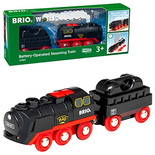 BRIO- Dampflok mit Wassertank-33884 Trenes, construcción, Multicolor (33884)