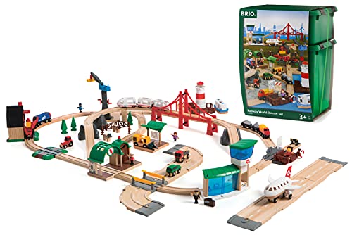 Brio- Railway World Deluxe Set Juego primera edad, Multicolor (33766) , color/modelo surtido