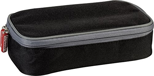 Brunnen Colour Code 104903390 Combi funda Incluye goma de borrar, sacapuntas y horario, 22 x 11 x 6 cm), color negro