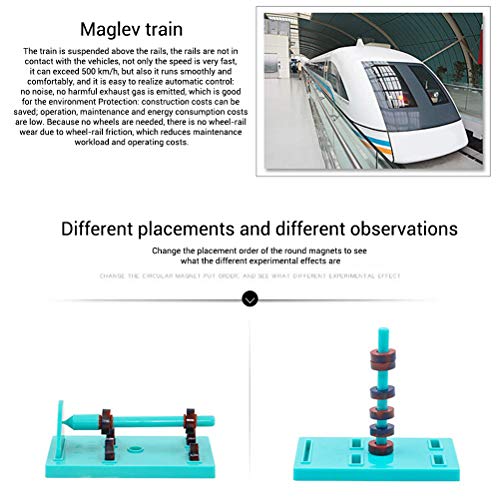 BSTQC Juego Imanes, Los niños de la ciencia de imán conjunto de barra anillo de herradura brújula coche kit de niños experimentos educativos herramientas