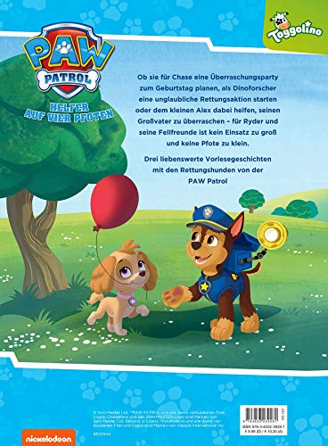 Buchspielbox Paw Patrol - Libro de historia para niños a partir de 3 años + pegatina de la Patrulla Canina