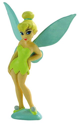 Bullyland 12393 - Figura de Juego, Walt Disney Peter Pan, Campanilla, Aprox. 10,4 cm de Altura, Figura Pintada a Mano, sin PVC, para Que los niños jueguen con la fantasía