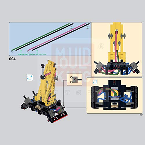 Bulokeliner Juego de piezas de repuesto técnicas, 19 unidades, juego de ampliación neumático, piezas de repuesto para tecnología de presión, compatible con Lego Technic