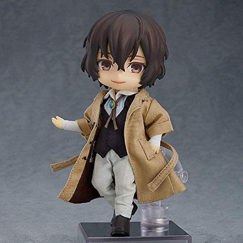 BUNDOU Stray Dog DAZAI OSAMU OSAMU Ropa Real Ropa Real Movible Boxed Hecho a Mano Personajes de Anime de Dibujos Animados Juego Estatua Juguete Acción Figura Escultura