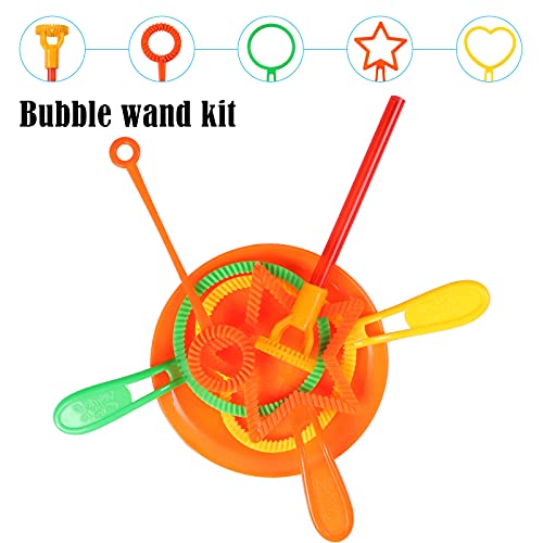 Burbujas de Jabón, Comius Sharp Varita de Burbuja Gigante Creativo Bubbles Maker Pompas Jabón para Niños, Verano Juegos al Aire Libre en Interiores y Fiestas de Cumpleaños (A: 6PCS)