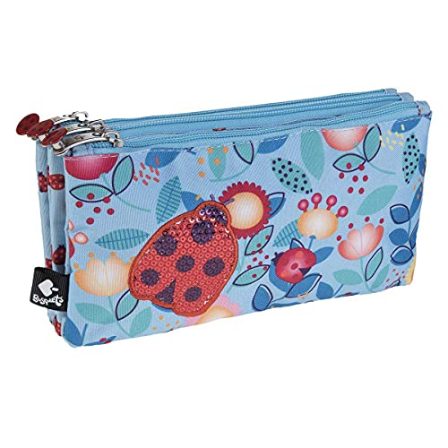 Busquets Estuche Escolar Triple Ladybug