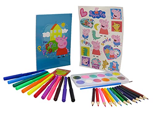 C Y P-GS-46-PG PEPPA PIG CUBO DE ACTIVIDADES SET 46 PIEZAS, multicolor (CYP GS-46-PG)