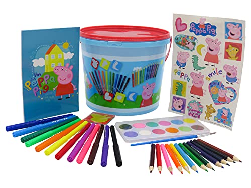 C Y P-GS-46-PG PEPPA PIG CUBO DE ACTIVIDADES SET 46 PIEZAS, multicolor (CYP GS-46-PG)