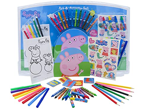 C Y P SET DE ACTIVIDADES con 60 PIEZAS EN BLÍSTER PEPPA PIG, GS-60-PG