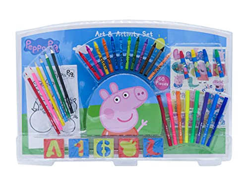 C Y P SET DE ACTIVIDADES con 60 PIEZAS EN BLÍSTER PEPPA PIG, GS-60-PG