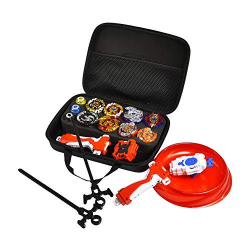 Caja de Almacenamiento Compatible con Beyblade Burst Gyro, 28x6x2cm Disco Burst Gyro Disco De Duelo Emocionante Spinning Top Launcher Accesorios De Juguete Para Niños Regalos De Cumpleaños De Navidad