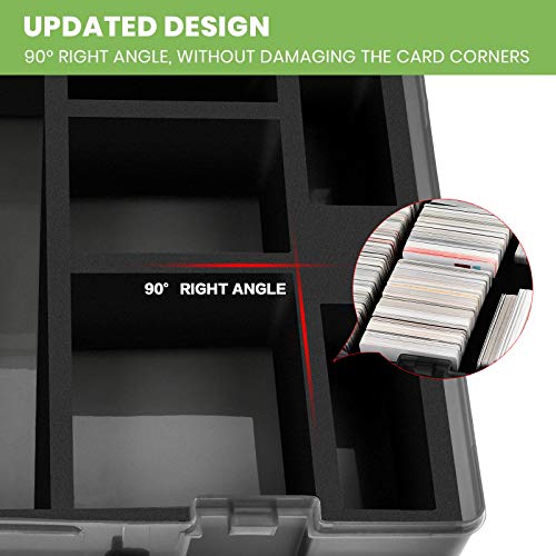 Caja organizadora para tarjetas de 2200+ – C.A.H / MTG para almacenamiento compatible con tarjetas contra la humanidad/Magic The Gathering/ Yugioh/PM Trading Board Game Cards