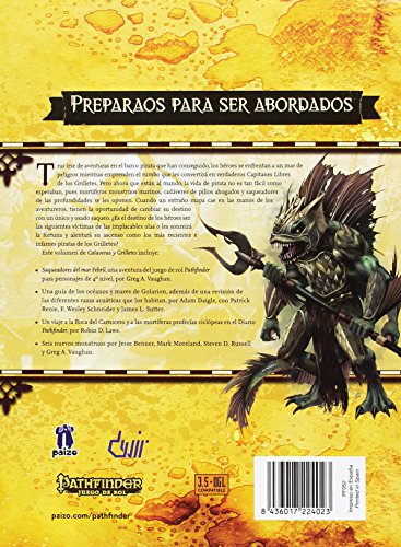 Calaveras Y Grilletes 2. Saqueadores Del Mar Febril (Pathfinder)