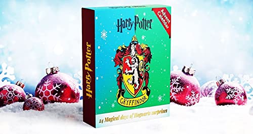 Calendario de Adviento de Harry Potter de edición limitada de 24 días, envuelto en una bolsa de regalo festiva de Feliz Navidad, ideal para regalar