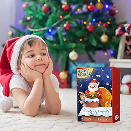 Calendarios de Adviento de Navidad 2021, juguete para niños y adultos, caja de juego de juguetes sensoriales Fidgets, paquete de juguetes de cuenta regresiva de 24 días de Navidad, juego de juguetes p