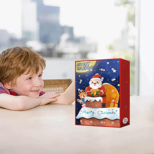 Calendarios de Adviento de Navidad 2021, juguete para niños y adultos, caja de juego de juguetes sensoriales Fidgets, paquete de juguetes de cuenta regresiva de 24 días de Navidad, juego de juguetes p