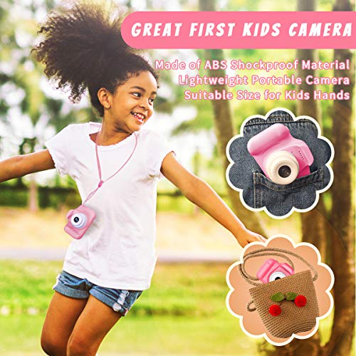 Cámara Digitale Selfie para Niñas Regalos para 3-8 Años de Edad Chicas Joyfun Cámara Fotos Digital 1080P Camara de Fotos para Niñita Bebé Vídeo Grabar Electrónico Juguete Regalos de Cumpleanos Rosa