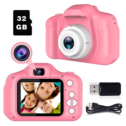 Cámara Digitale Selfie para Niñas Regalos para 3-8 Años de Edad Chicas Joyfun Cámara Fotos Digital 1080P Camara de Fotos para Niñita Bebé Vídeo Grabar Electrónico Juguete Regalos de Cumpleanos Rosa