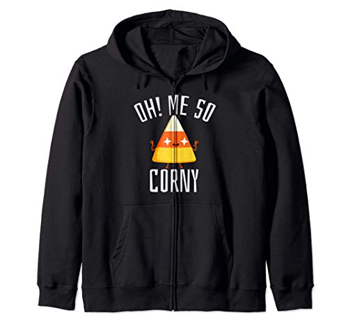 Candy Corn Oh Me So Corny Disfraz de Halloween divertido Sudadera con Capucha