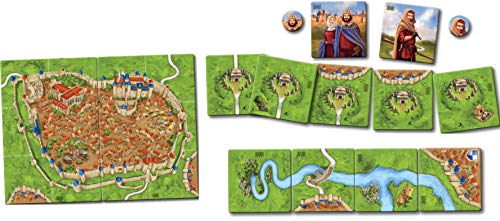 Carcassonne - Expansión: Comte, Rey y Brigand - Asmodee - Juego de Mesa - Juego de láminas