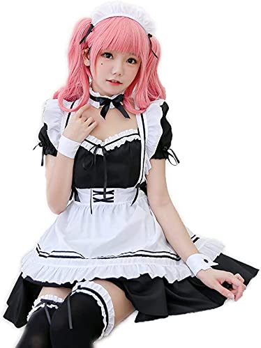 CarolynDesign Anime Cosplay Francia Delantal Maid Fancy Lolita Dress Set