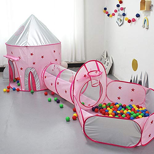 Carpa Infantil, Chica Modelo, de Tres Piezas Cápsula Espacial, Valla Océano Ball Pool, Tienda de campaña Cubierta casa del Juego, Valla Ligera Simple