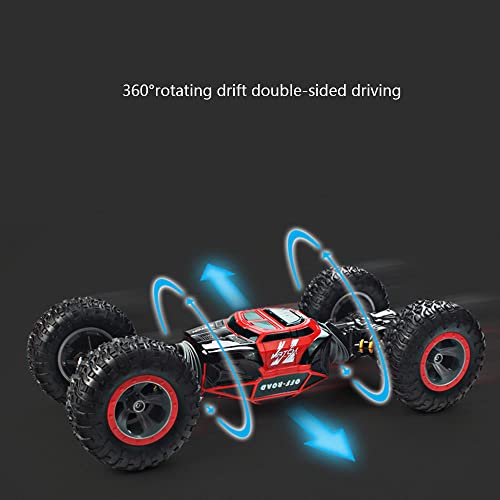 Carro De Control Remoto Vehículo RC 4WD Para Escalada A Campo Traviesa Buggy Todo Terreno RC 2.4G Inalámbrico Twisting Stunt Control Remoto Automáticos Regalos Que Los Niños Y Las Niñas Quieren LIWWEN