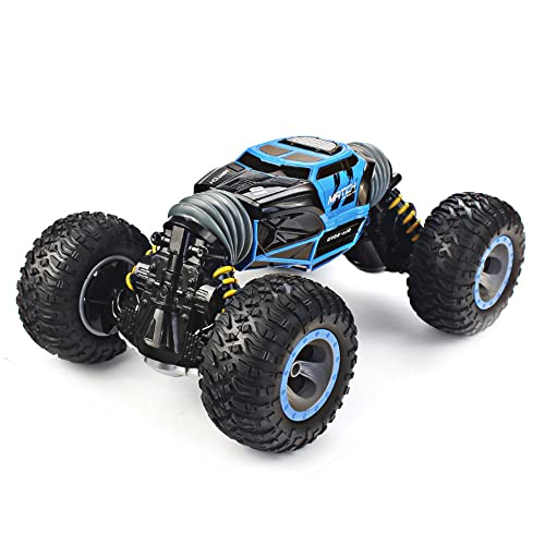 Carro De Control Remoto Vehículo RC 4WD Para Escalada A Campo Traviesa Buggy Todo Terreno RC 2.4G Inalámbrico Twisting Stunt Control Remoto Automáticos Regalos Que Los Niños Y Las Niñas Quieren LIWWEN